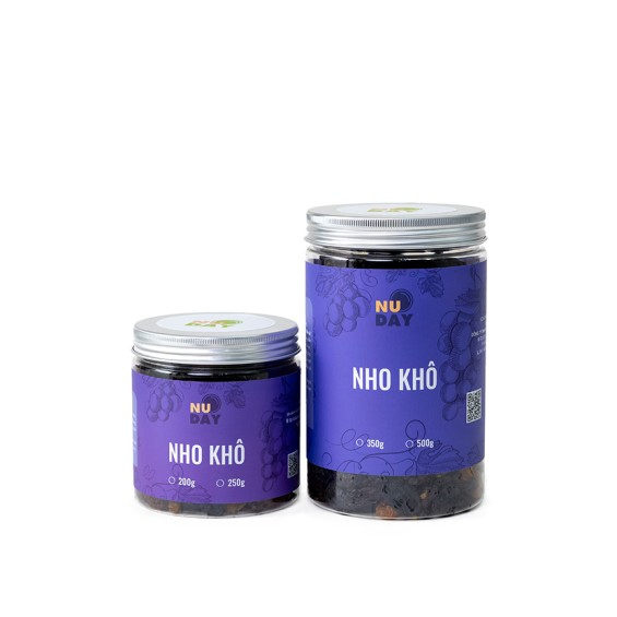 Nho Khô Chile Sấy - Nho Khô Mix 3 Màu Nho Vàng, Nho Đen Và Nho Đỏ By NUDAY