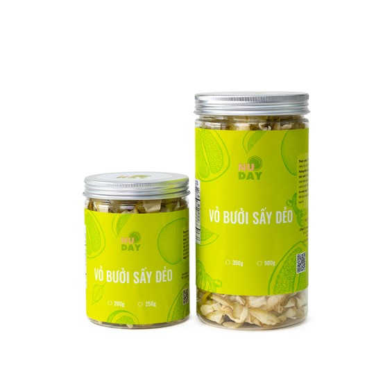 Vỏ Bưởi Sấy Dẻo Ăn Kiêng Healthy Tốt Cho Sức Khoẻ -  Mứt Vỏ Bưởi Sấy Dẻo By NUDAY